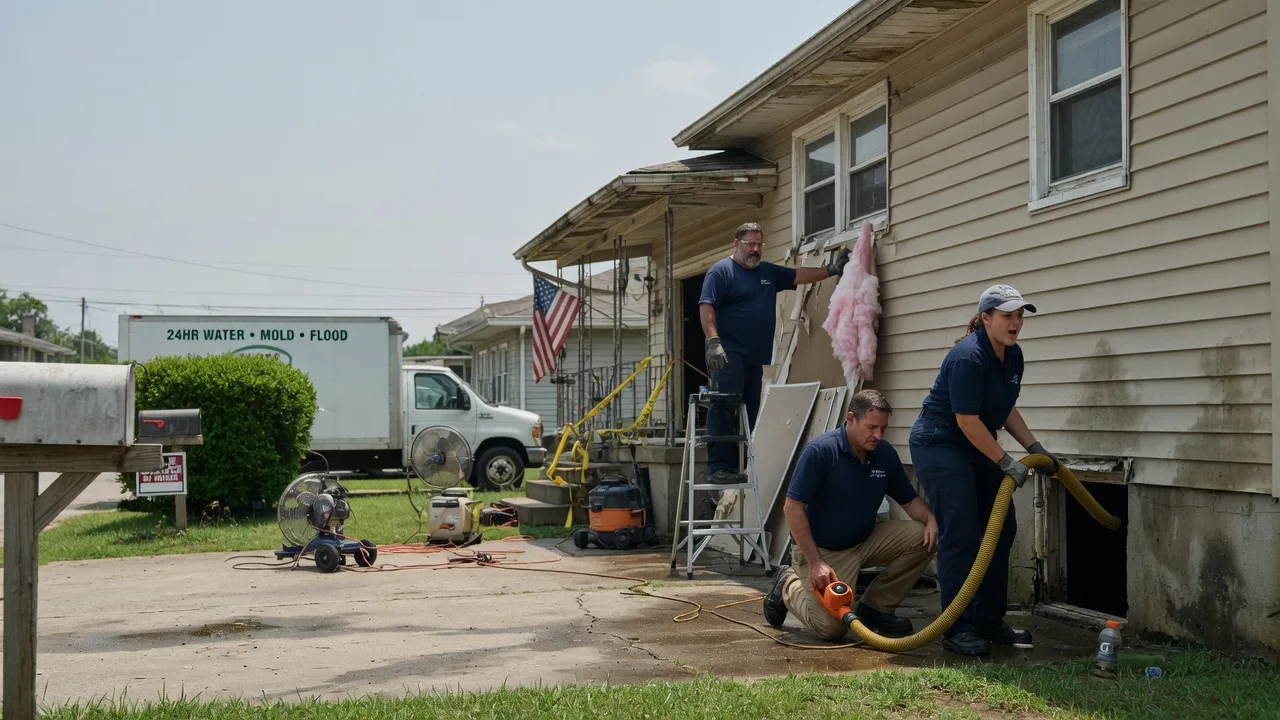 Water Damage Repair in Bondville, IL near me
